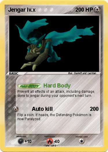 Pokemon Jengar lv.x