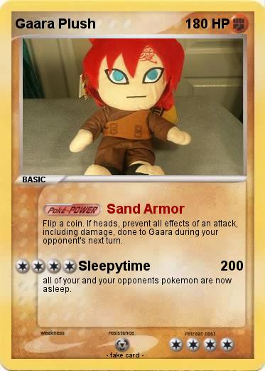 Pokemon Gaara Plush