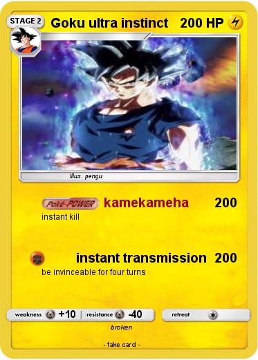 Pokemon Goku ultra instinct