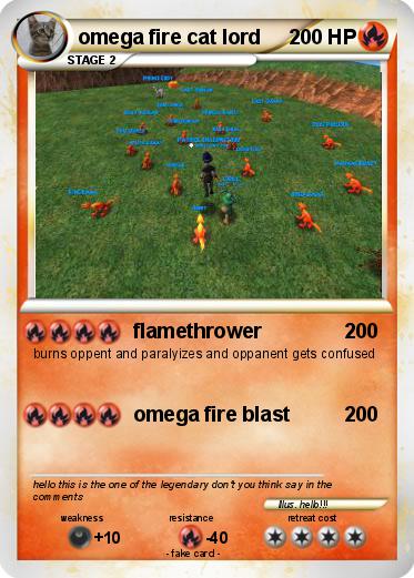 Pokemon omega fire cat lord