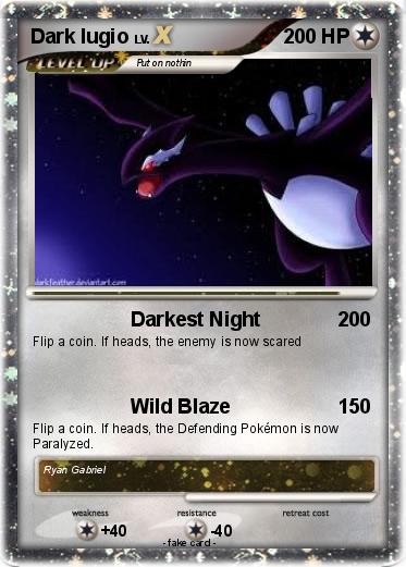Pokemon Dark lugio