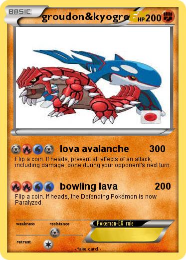 Pokemon groudon&kyogre