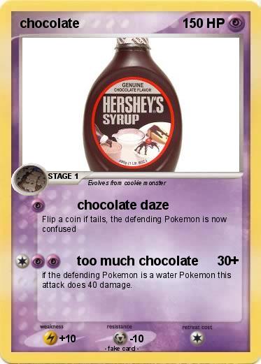 Pokemon chocolate