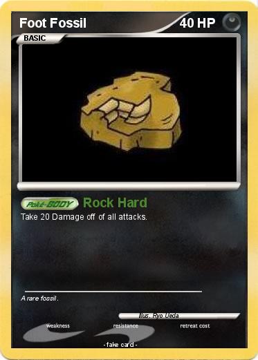 Pokemon Foot Fossil