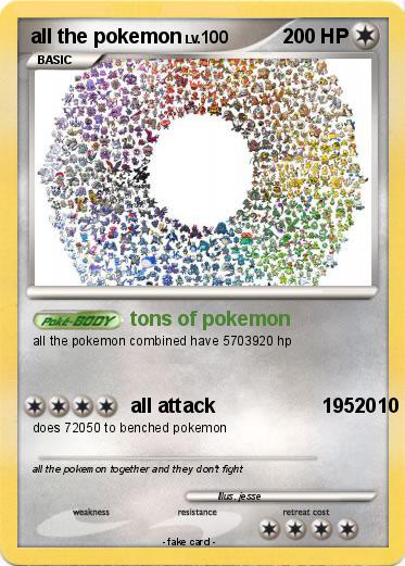 Pokemon all the pokemon