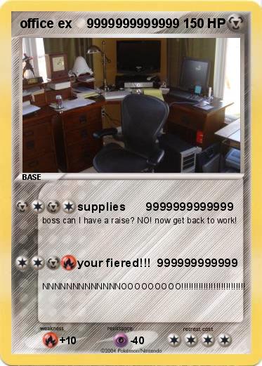 Pokemon office ex    9999999999999