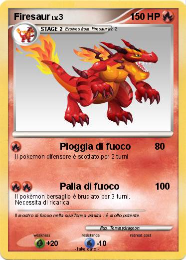 Pokemon Firesaur