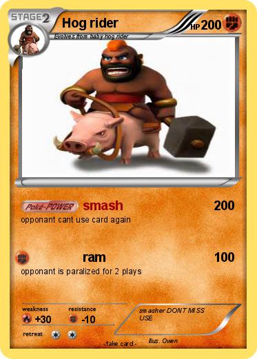 Pokemon Hog rider