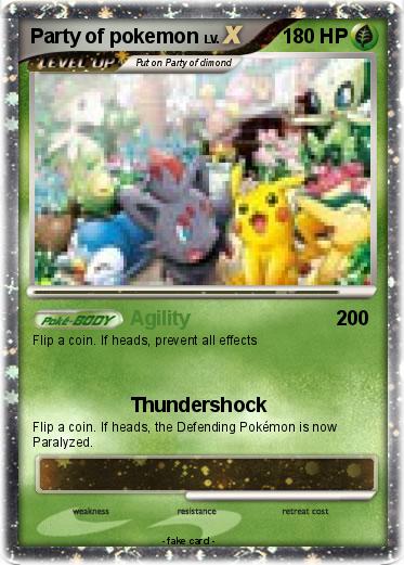 Pokemon Party of pokemon