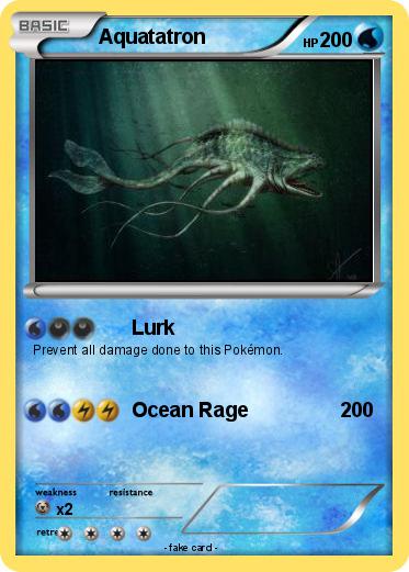 Pokemon Aquatatron