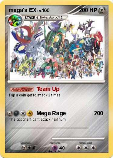 Pokemon mega's EX