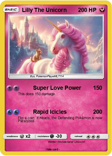 Pokemon Lilly The Unicorn