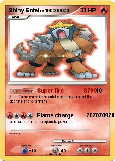 Pokemon Shiny Entei