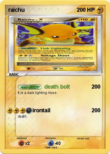 Pokemon raichu