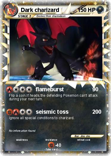 Pokemon Dark charizard
