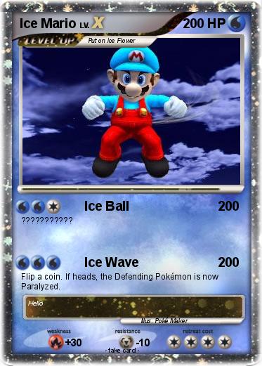 Pokemon Ice Mario