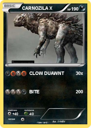 Pokemon CARNOZILA X