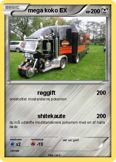 Pokemon mega koko EX