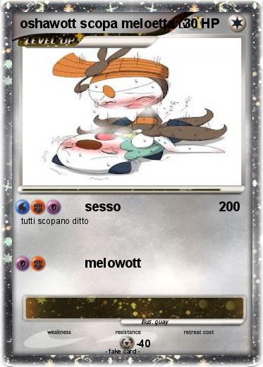 Pokemon oshawott scopa meloetta