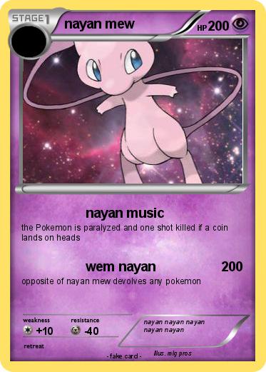 Pokemon nayan mew