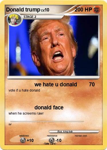 Pokemon Donald trump