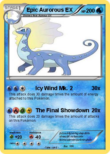 Pokemon Epic Aurorous EX
