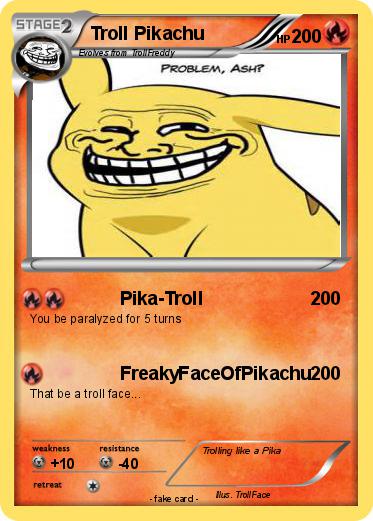 Pokemon Troll Pikachu
