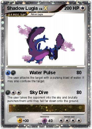 Pokemon Shadow Lugia