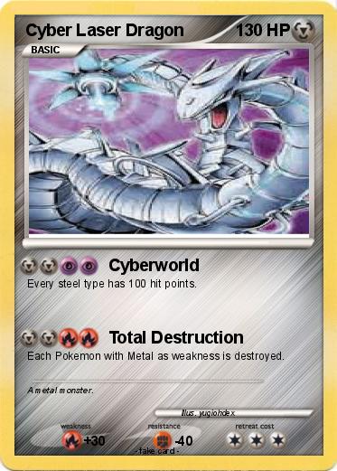 Pokemon Cyber Laser Dragon