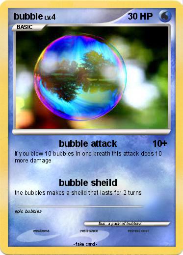 Pokemon bubble