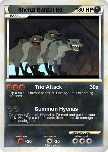 Pokemon Shenzi Banzai Ed