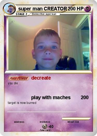 Pokemon super man CREATOR