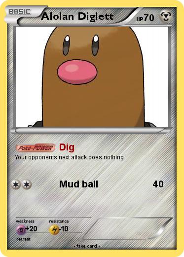 Pokemon Alolan Diglett