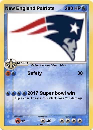Pokemon New England Patriots
