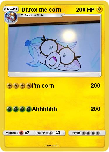Pokemon Dr.fox the corn