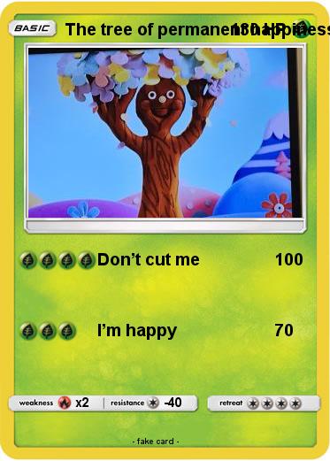 Pokemon The tree of permanent happiness