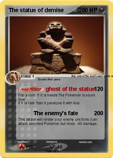 Pokemon The statue of demise