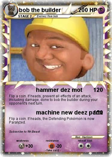 Pokemon bob the builder