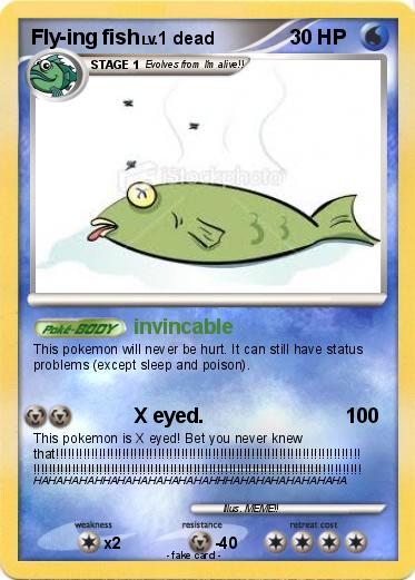 Pokemon Fly-ing fish