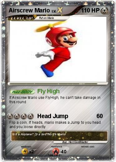 Pokemon Airscrew Mario