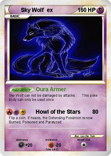 Pokemon Sky Wolf  ex