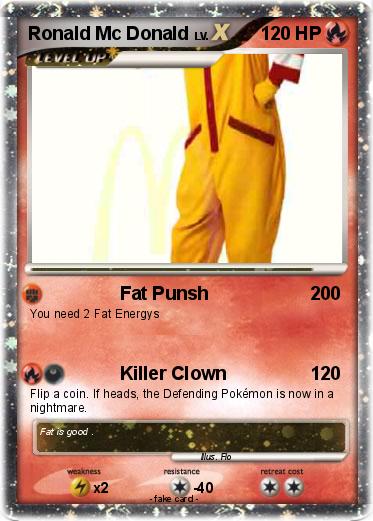 Pokemon Ronald Mc Donald