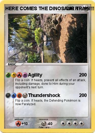 Pokemon HERE COMES THE DINOSAUR TRAIN!!!