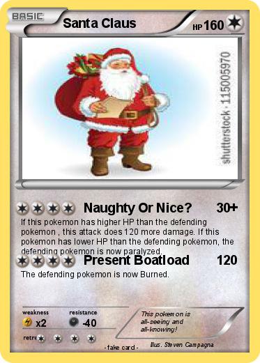 Pokemon Santa Claus
