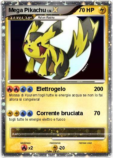 Pokemon Mega Pikachu