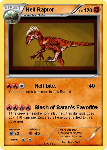 Pokemon Hell Raptor