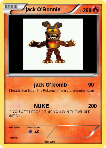 Pokemon jack O'Bonnie