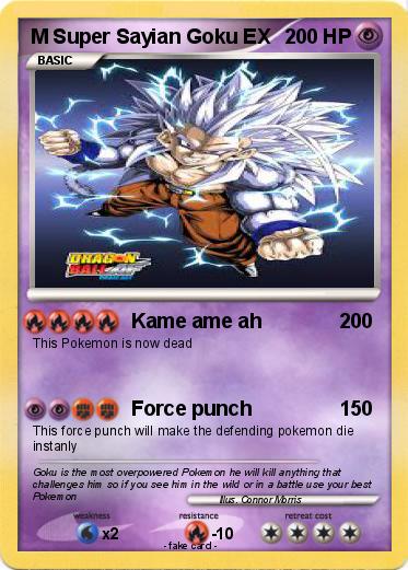 Pokemon M Super Sayian Goku EX
