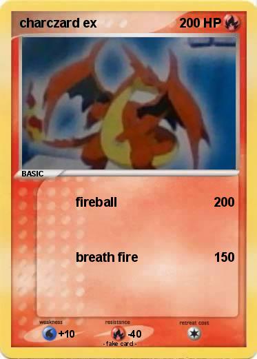 Pokemon charczard ex