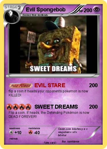 Pokemon Evil Spongebob